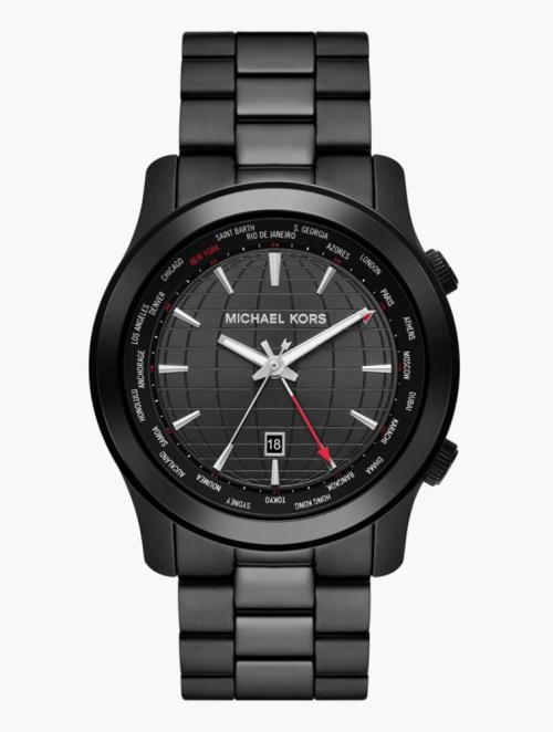 Michael kors black runway watch hotsell
